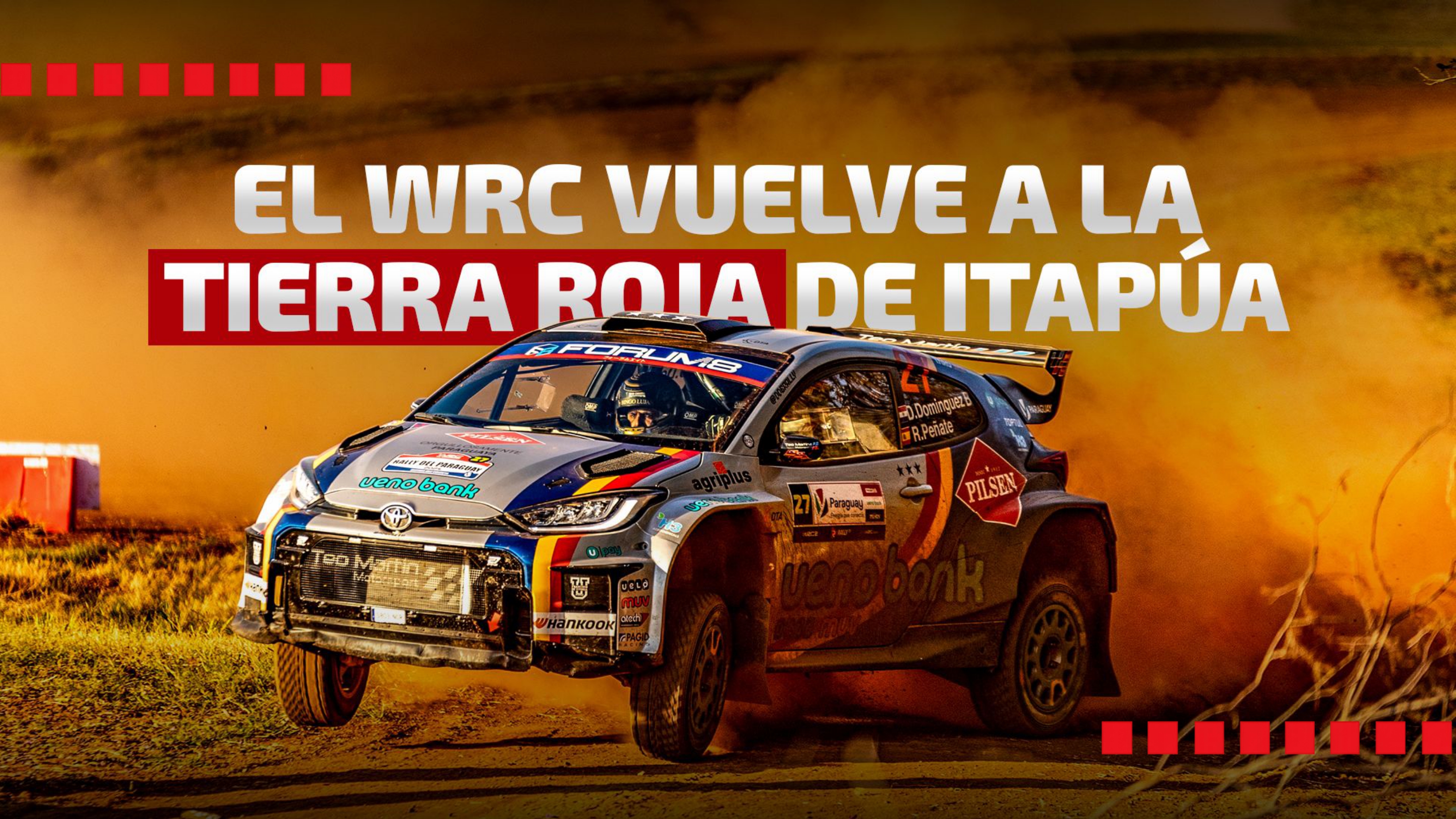 WRC Ueno Rally del Paraguay 2026: Paraguay vuelve a ser escenario del mundo